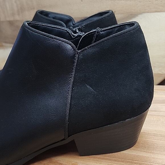 STYLE & CO WILEYY BLACK ANKLE ZIPPER BOOTIES SIZE 10 NWOB CUTE - Picture 8 of 16